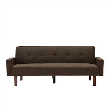 Raztegljiv kavč Futon, oblazinjen s platno